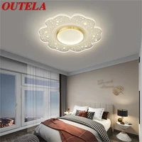 outela creative light ceiling contemporary simple lamp fixtures led home decorative for bed room