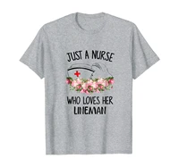 just a nurse who loves her lineman funny t shirts