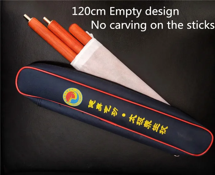 3rd design 120cm Высокое качество палисандр/бамбуковые палочки Tai Chi без крышки 1,2 м 3 Сегменты Китай здоровья Qigong Association Taiji yang sheng zhang - Цвет: 3rd design 120cm