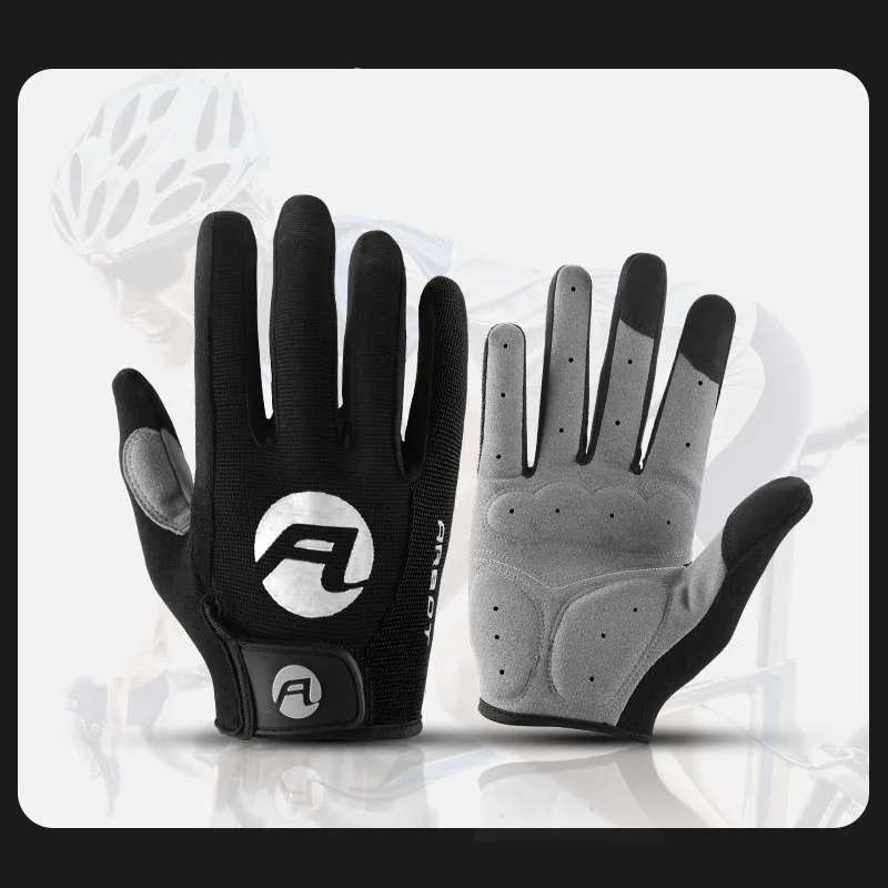 Велосипедные перчатки для сенсорных экранов противоскользящие и износостойкие