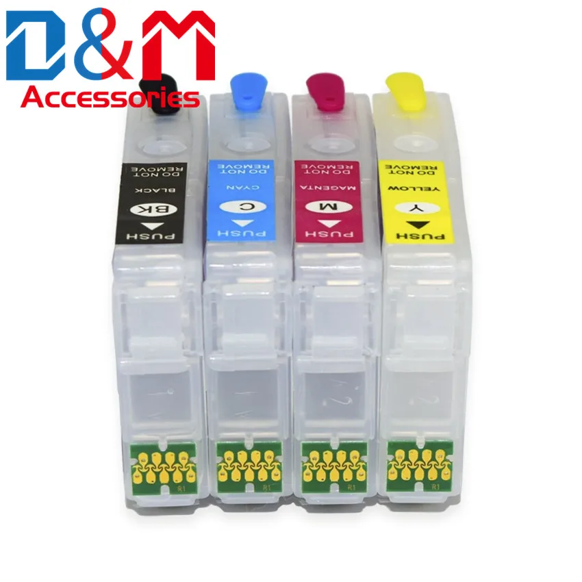 4 шт. многоразовый картридж w ARC Chip Europe T603A1 603XL 603 для Epson XP2100 2105 3100 3105 4100 4105 WF2810 2830 2835