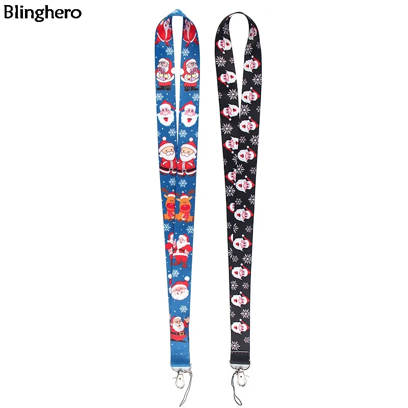 Blinghero 1 шт. Рождественский Санта Клаус ремешок для ключей мобильный телефон