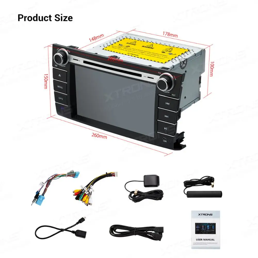 Автомобильный DVD-плеер XTRONS 8 &quotAndroid Q DSP радио стереосистемы RCA GPS TPMS OBD для Suzuki Swift 2004