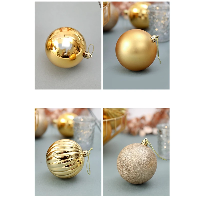 

34PC 40mm Christmas Xmas Tree Ball Bauble Hanging Home Party Ornament Decor Christmas Supplies Decorations for Home