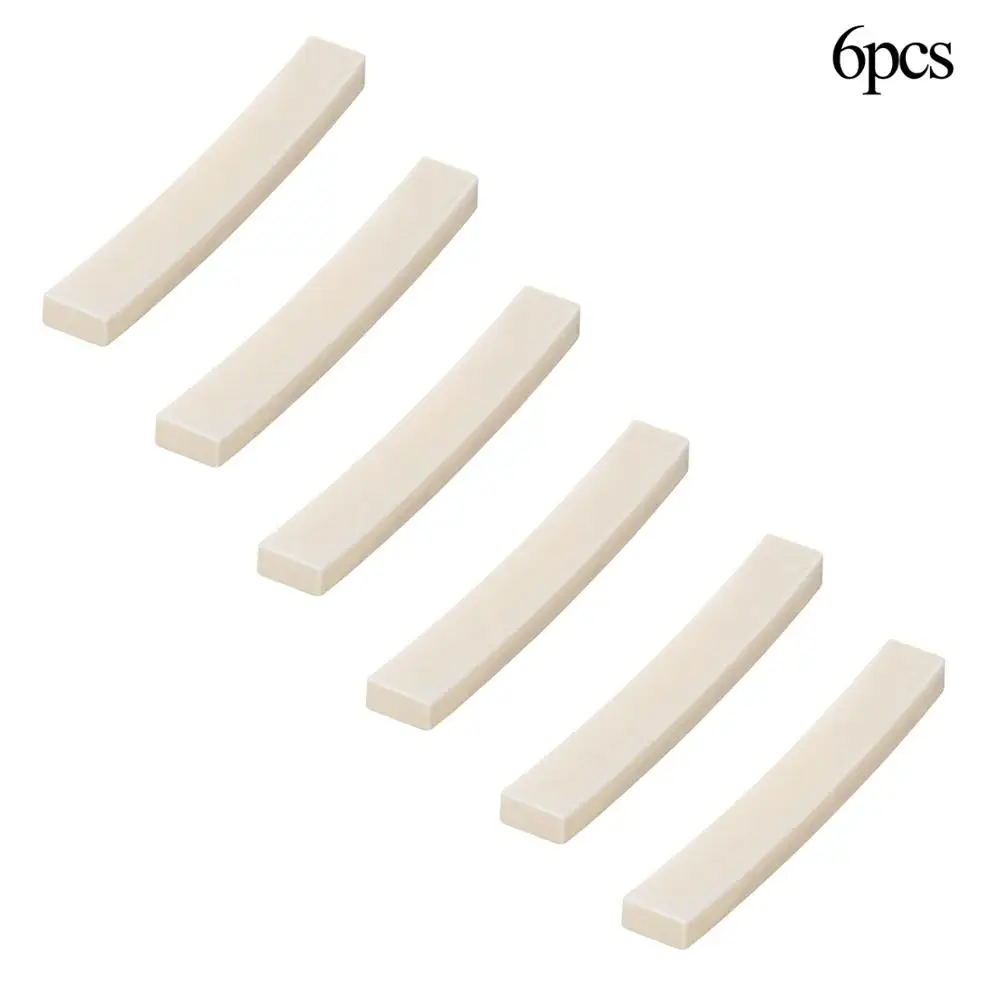 Электрическая гитара Подушка гайка натуральная коровья кость пустая белая доска