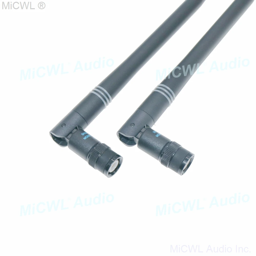 2Pcs Replaceable BNC Bayonet Antenna for Shure Wireless Receiver UA820 ULX UR24 GLX QLX Host Aerial