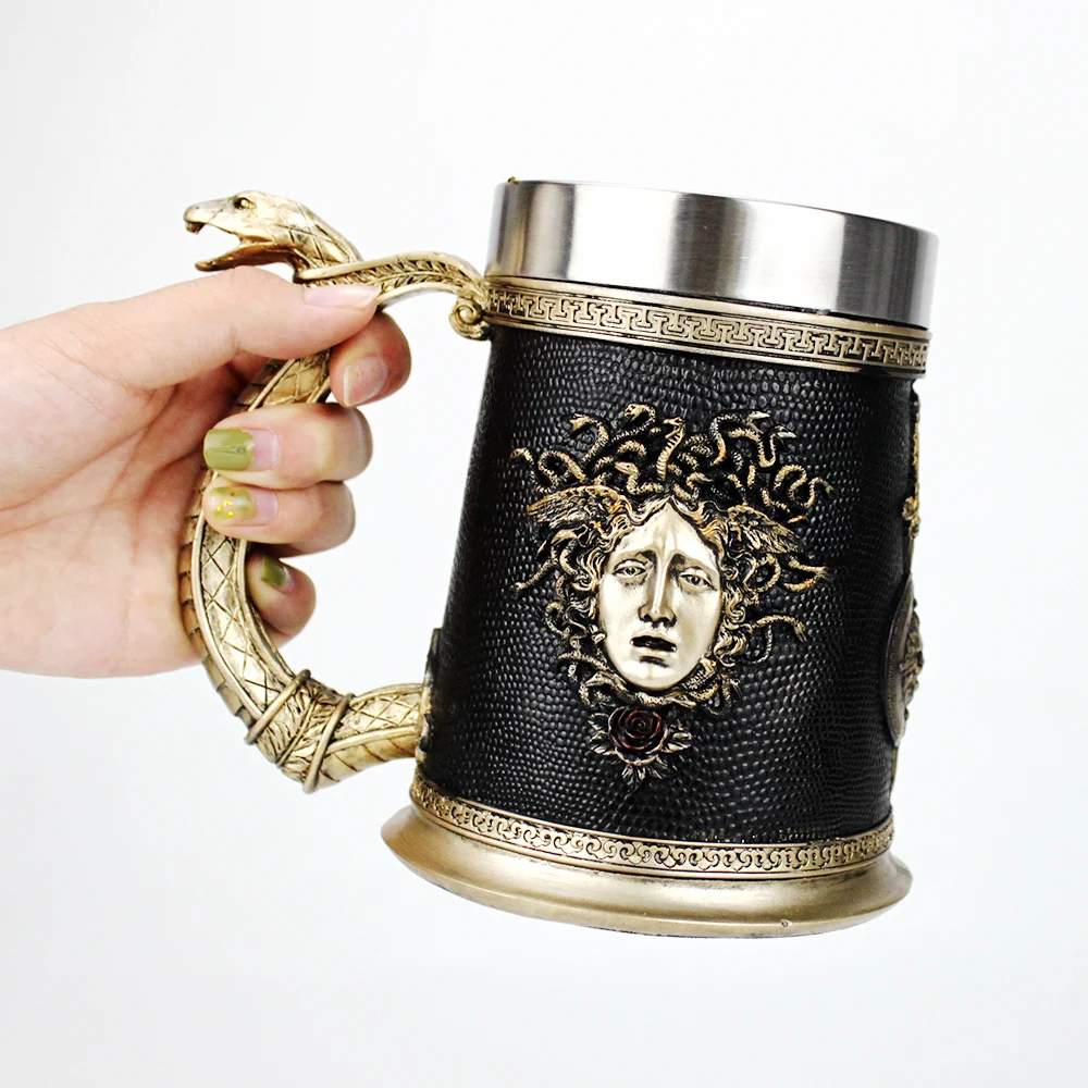 Кружка для кофе Medusa's Demise Tankard 304 из нержавеющей стали кружки пива и смолы от
