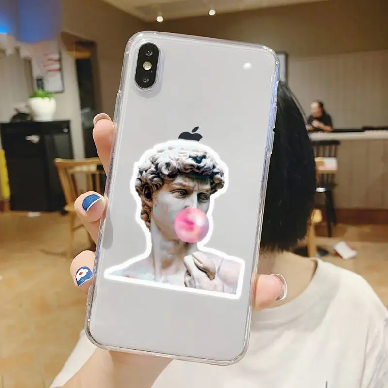 

Retro art painting Van Gogh Phone Case Transparent for iPhone 6 7 8 11 12 s mini pro X XS XR MAX Plus