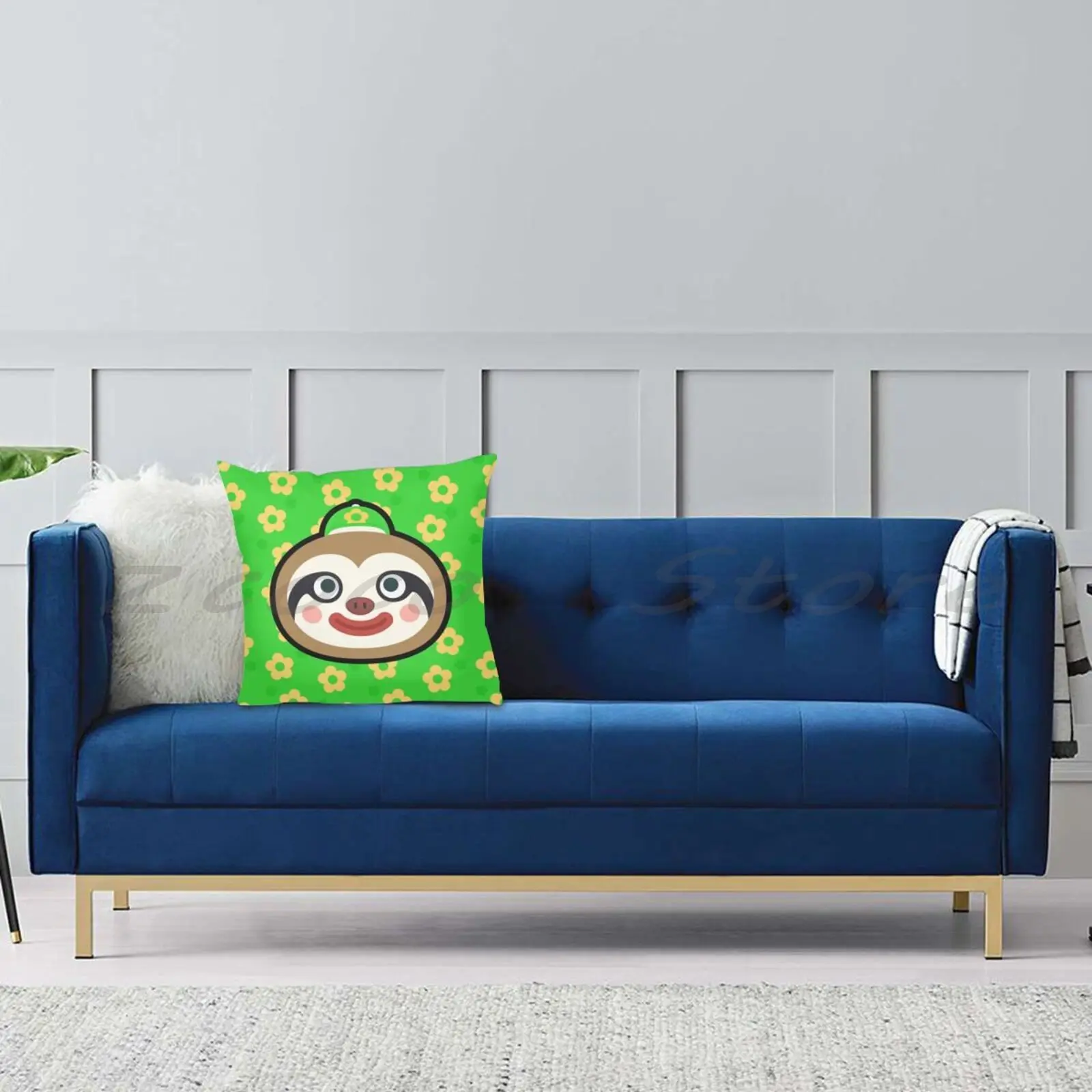Leif животные персонализированные Diy узоры плюшевые льняные бархатные удобные