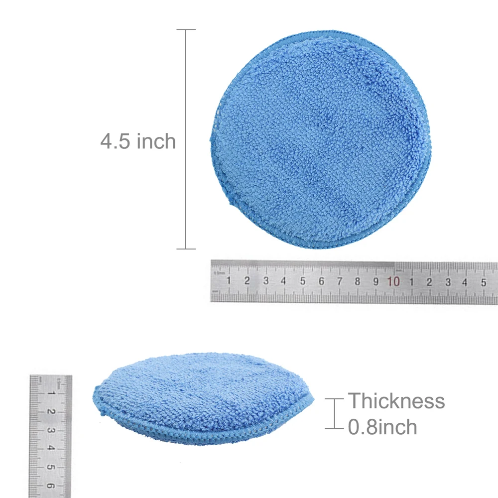 

Car Polishing Waxing Cleaning Cotton 5/10/15Pcs Optional Handle Soft Hair Cleaning Pad Car Cleaning Soft Vehicle Accessories