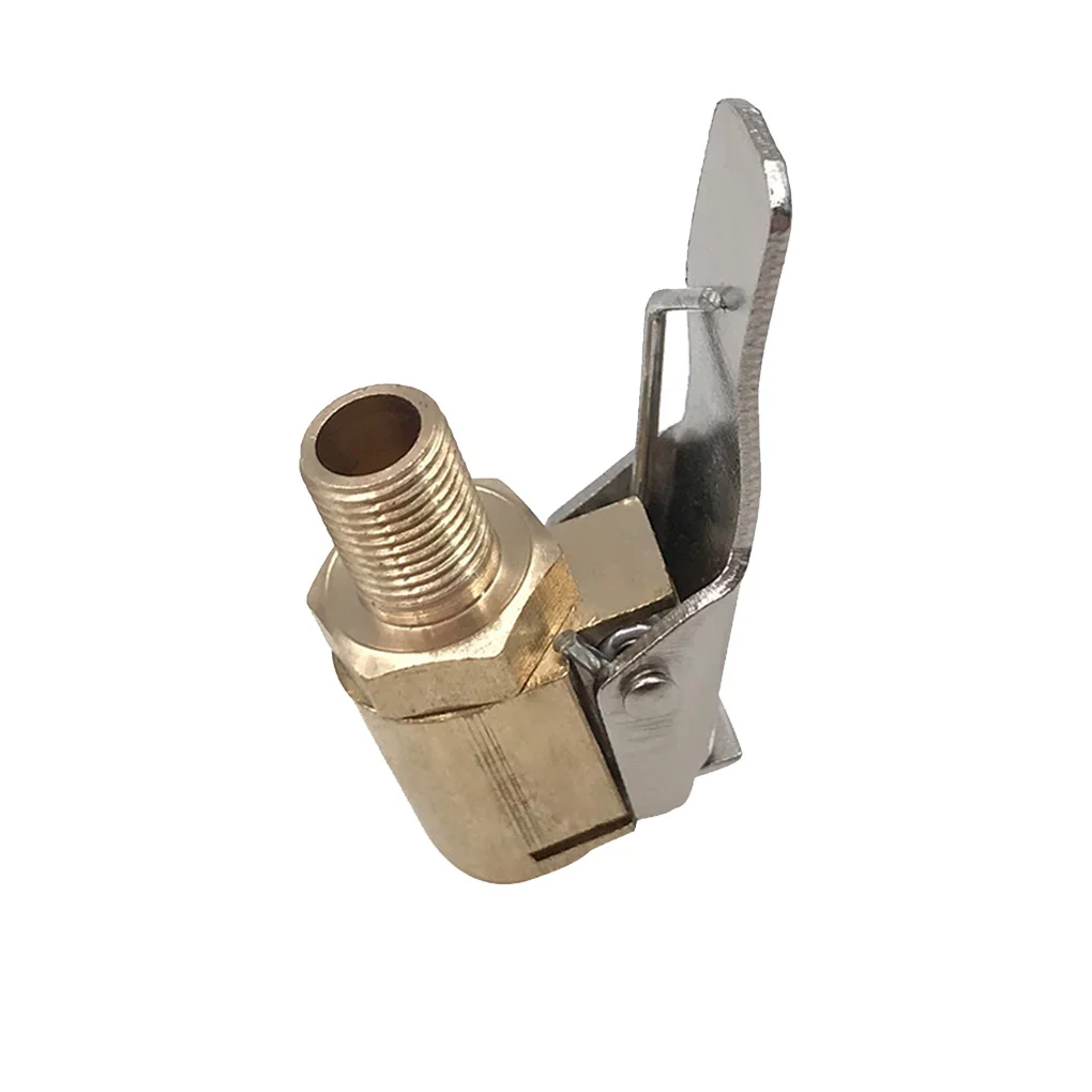 

8mm Car Tire Air Chuck Inflatable Pump Compressor Valve Clip-on Adapter Connector Threaded Interface Auto Repair Tool
