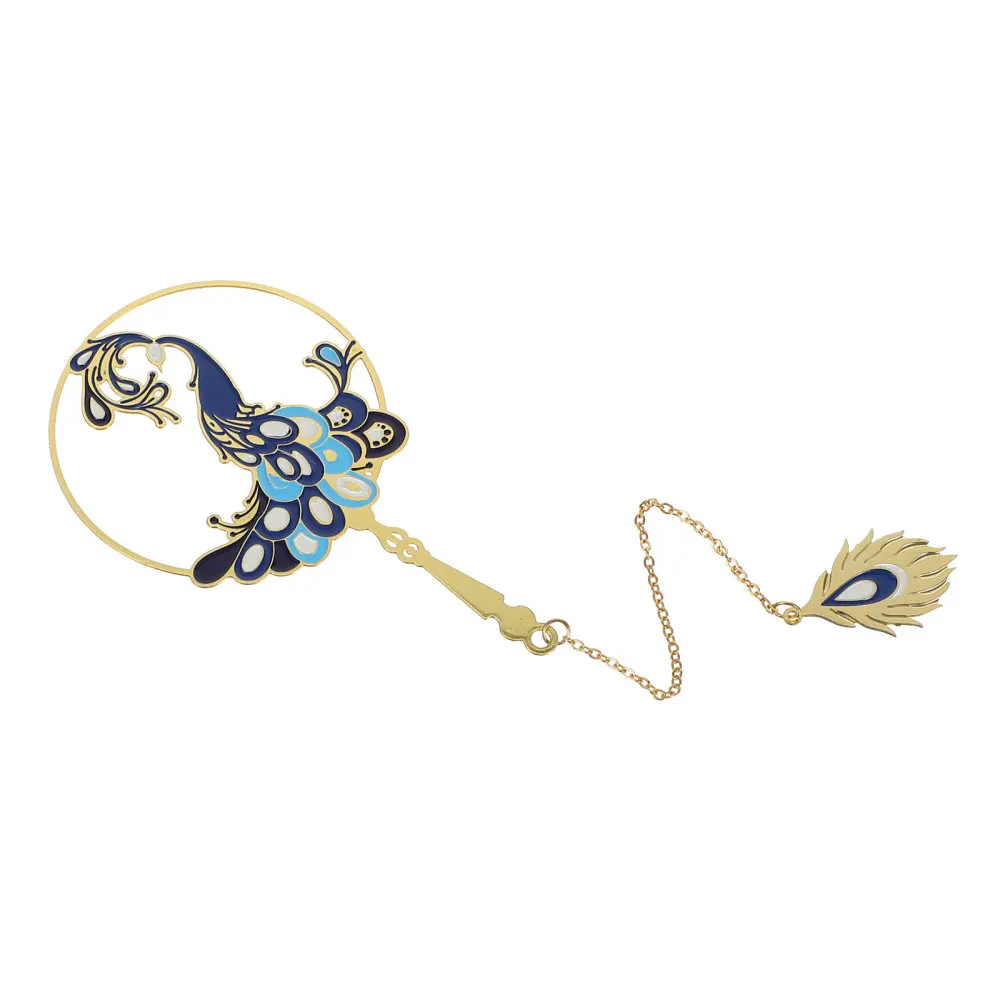 

1Pc Chinese Style Metal Hollow-out Retro Reading Bookmarks