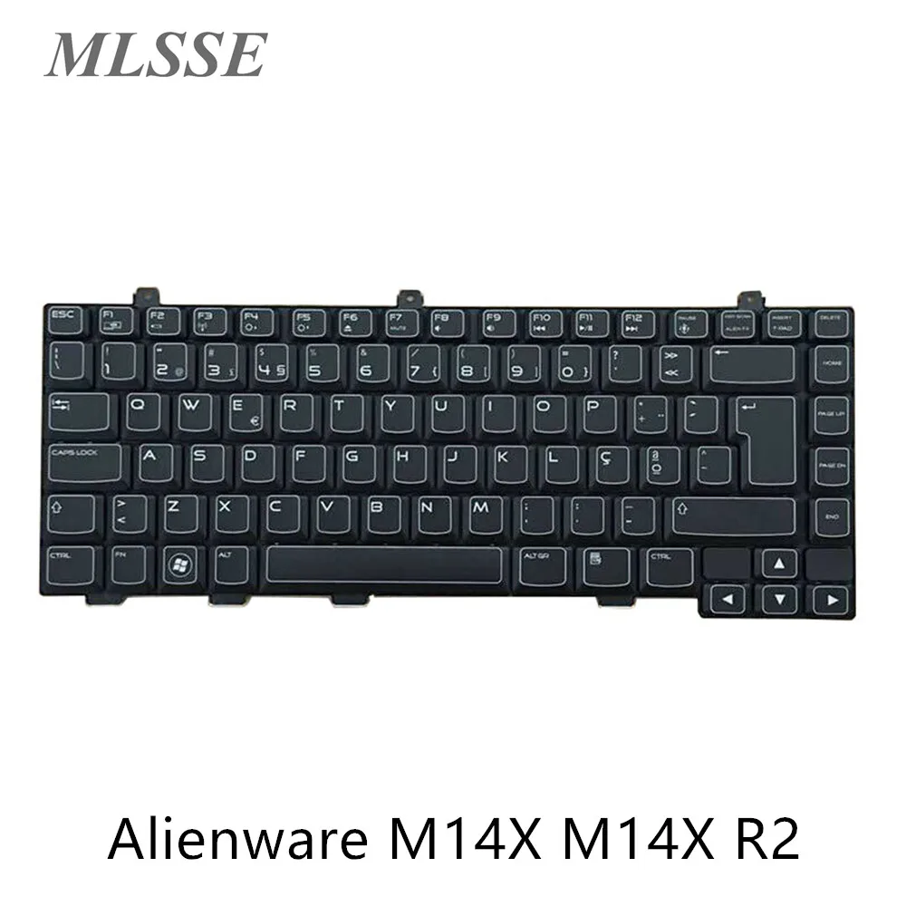 Новая Оригинальная клавиатура для ноутбука Dell Alienware M14X R2 с подсветкой NSK AKU06 DP/N: