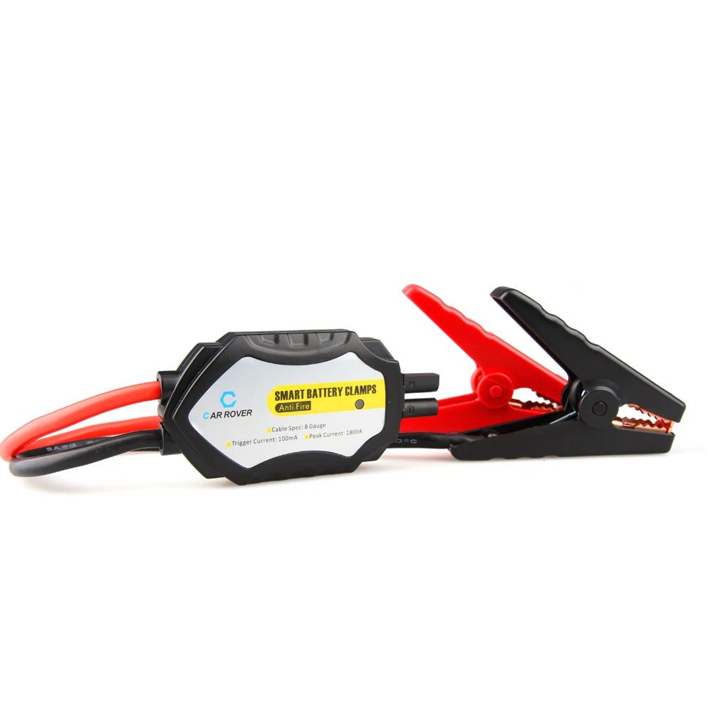 

12V Car Jump Starter Car Emergency Start Power Cable Clamp Storage Battery Anti-reverse Clip