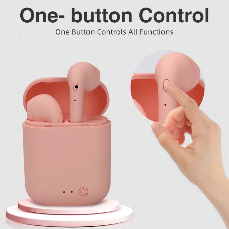 TWS Mini-2 беспроводные Bluetooth-наушники наушники матовые наушники-вкладыши Macaron с