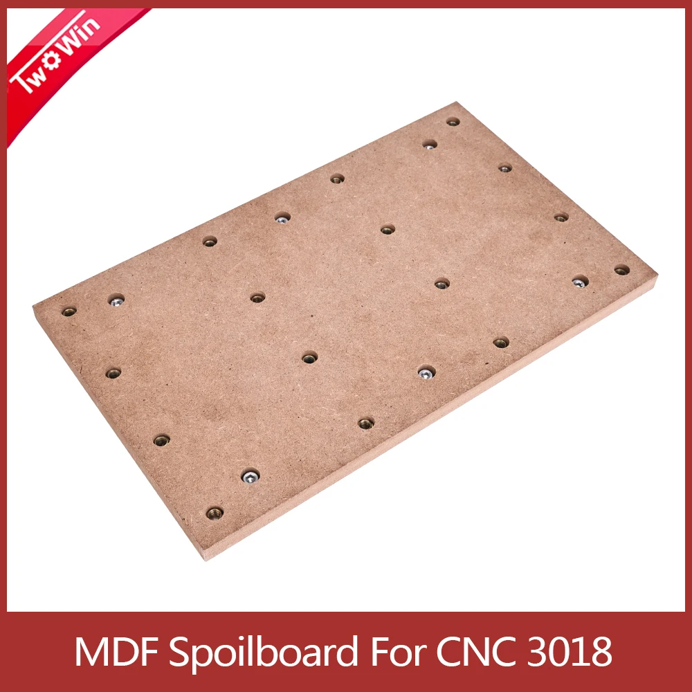 

CNC MDF Spoilboard Workbench Protection Board For CNC 3018 Router,CNC Accessories 30 x 18 x 1.2cm (11-4/5''x 7''x 1/2'')