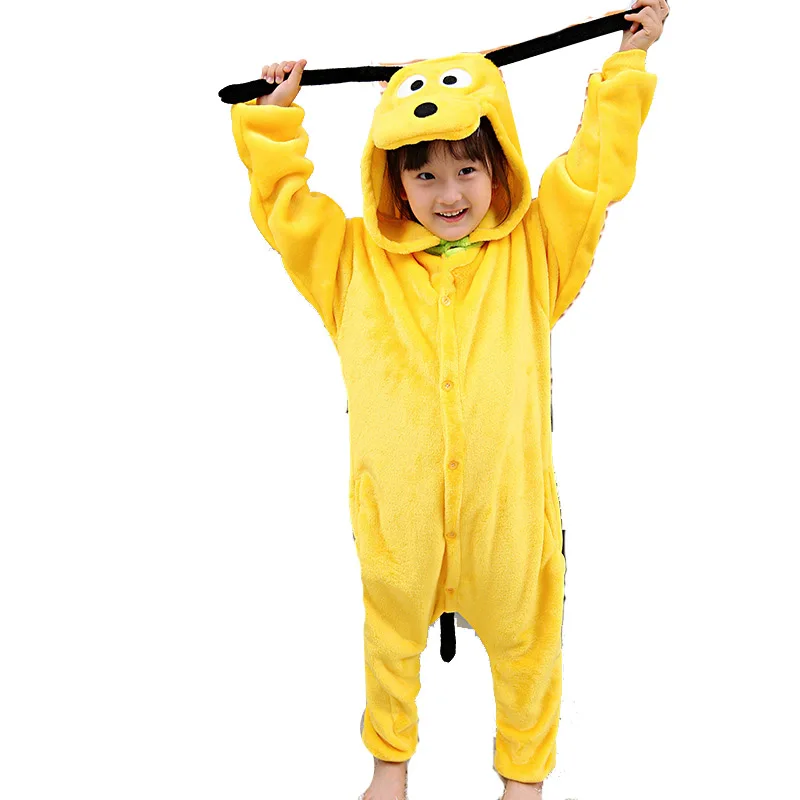 Комбинезон-кигуруми детский флисовый 1 шт. для девочек на Хэллоуин |