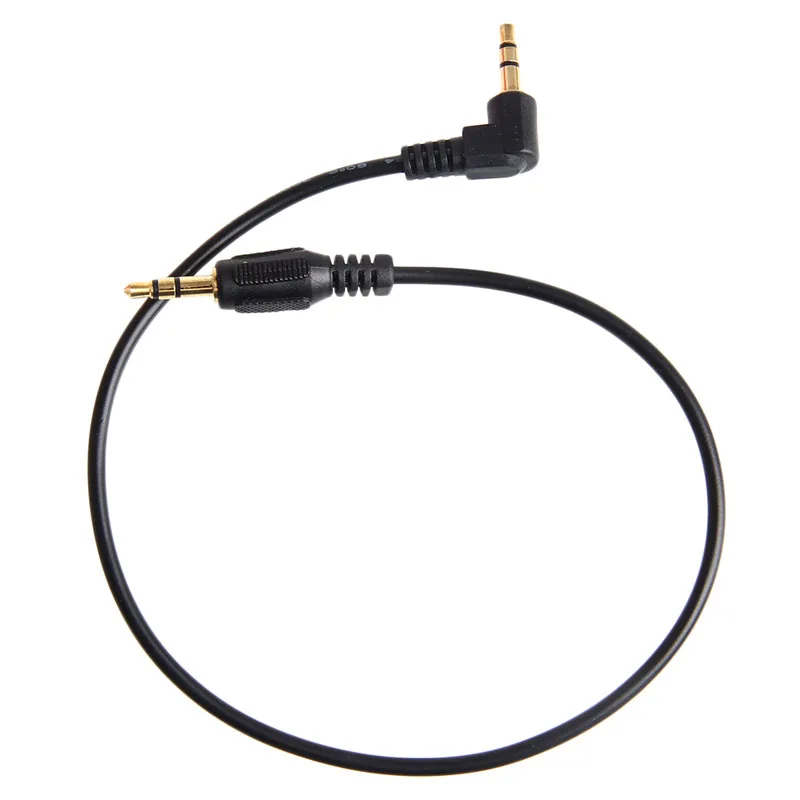 

Short 30CM 3.5MM Male To Male 90 Degree Right Angled Aux Cable Line