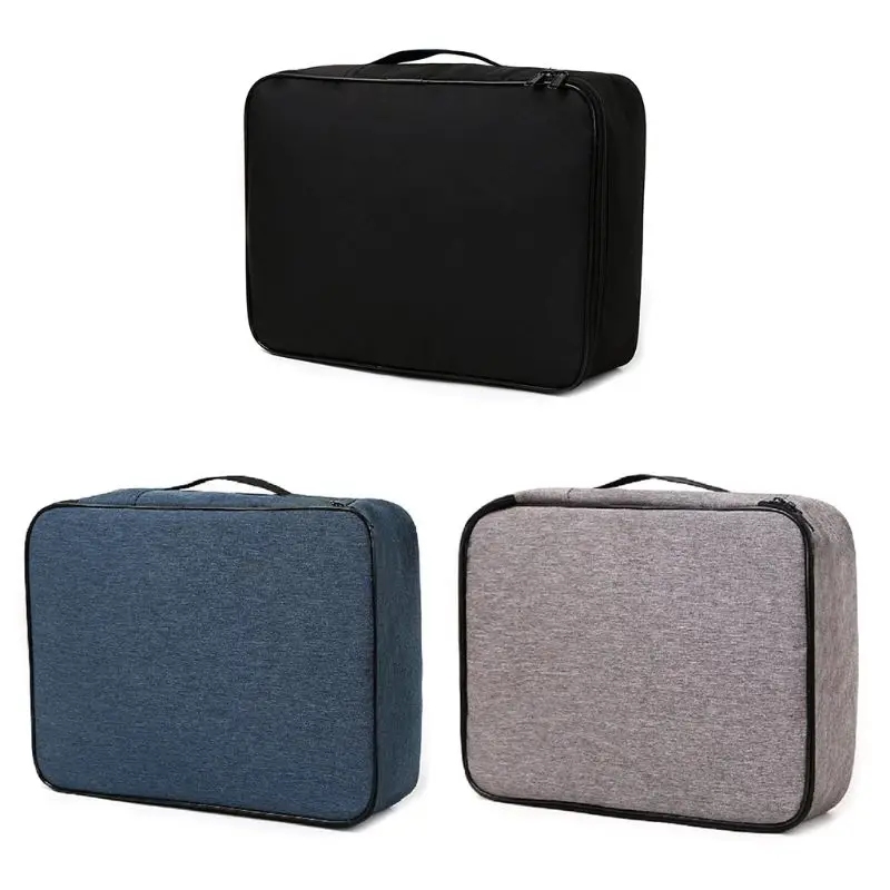 

2/3 Layers Document Ticket Bag Large Capacity Certificates Files Organizer for Home Travel Use To Store Important Items