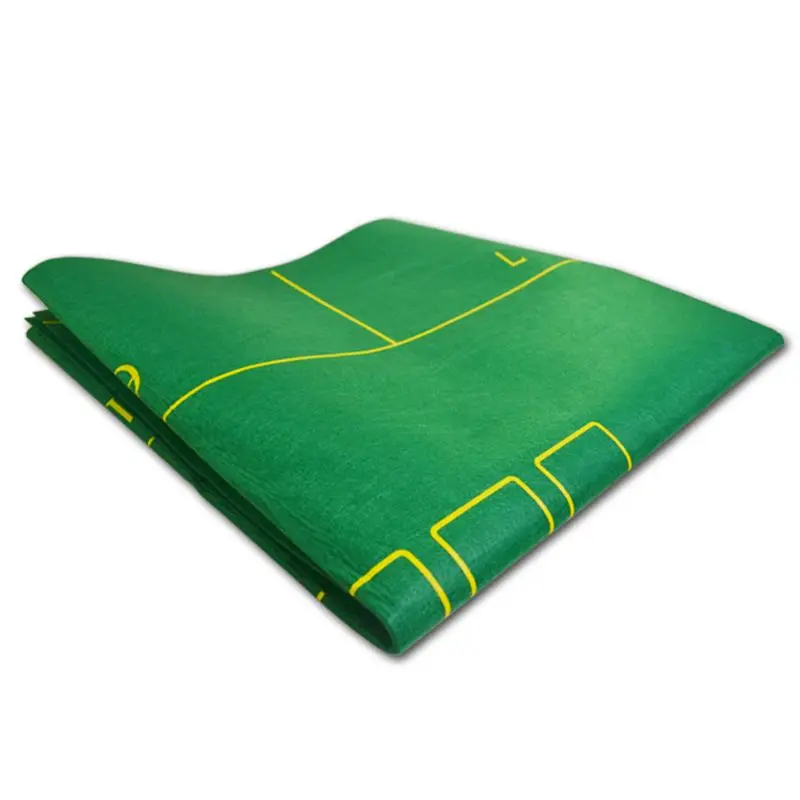 

180*90cm Poker Table Cloth Hold'em Poker Layouts Tablecloth Felt 10 Players Poker Mat / Tapis Poker Dropship