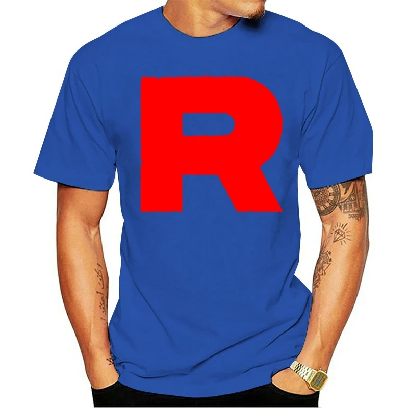

Leisure O-neck T-shirt Custom Printed Men Team Rocket Grunge Women