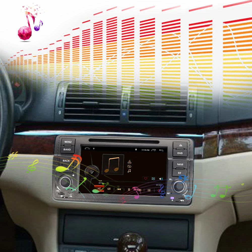 Автомагнитола Eunavi 1 Din Android GPS-навигация для BMW E46 M3 Rover 75 Coupe 318/320/325/330/335 | Автомобили и