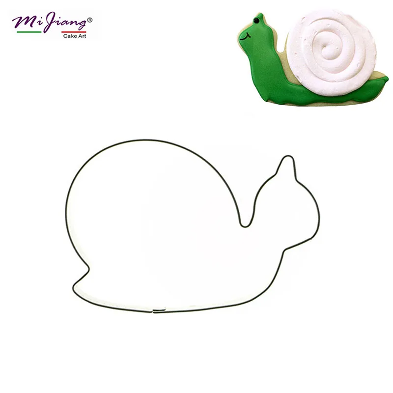 Мультяшная улитка форма для торта печенья нож слайсер из нержавеющей стали