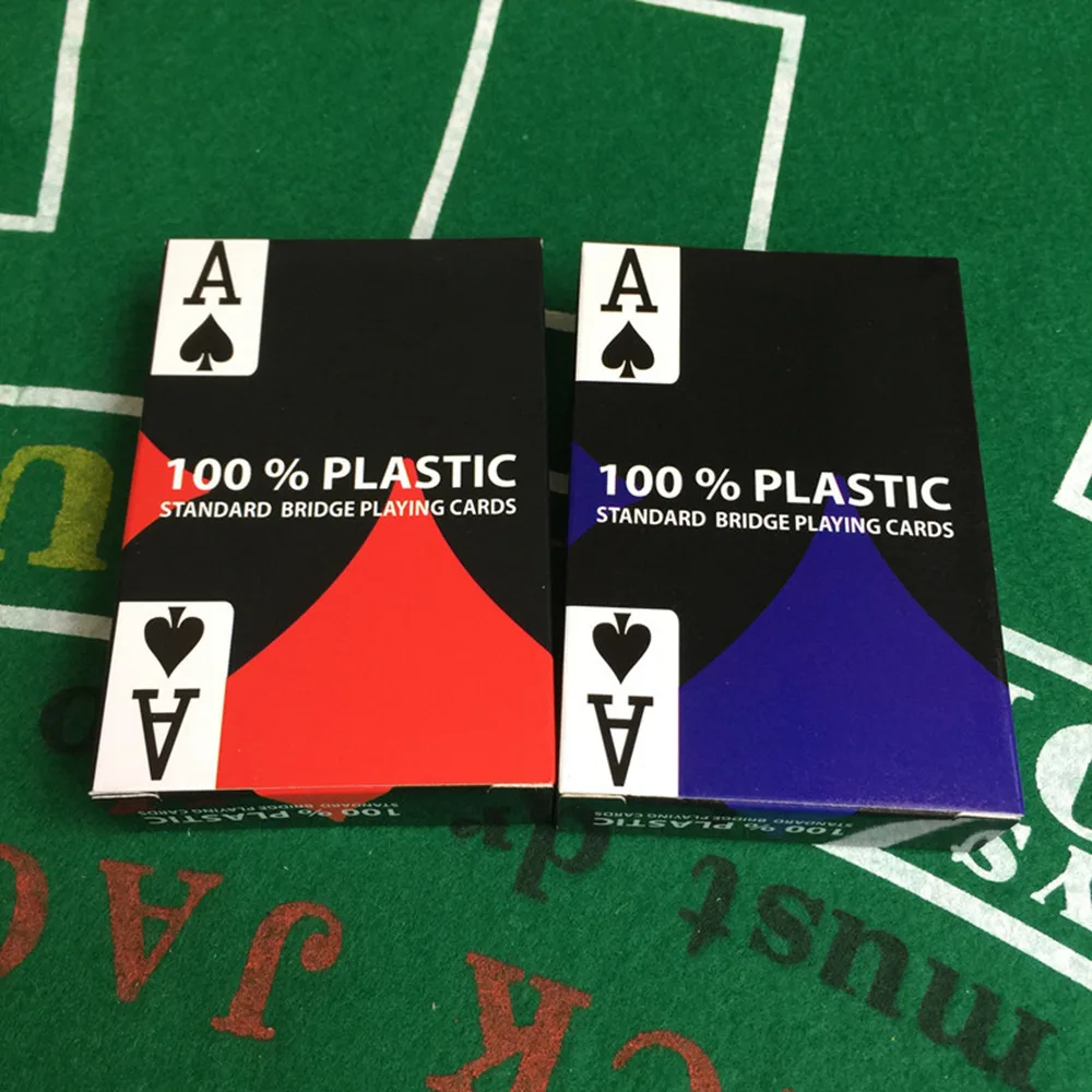 K8356 10 компл./лот Baccarat Texas Hold'em пластиковые игральные карты водонепроницаемые атласные для покера карточная доска мост игра 2,28*3,46 дюймов