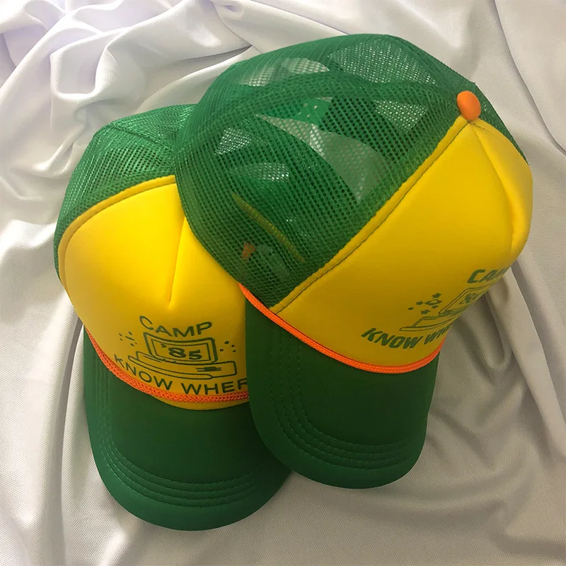 Сетчатая шляпа кепка от солнца для косплея Дастин сезон 4 бейсболка взрослых