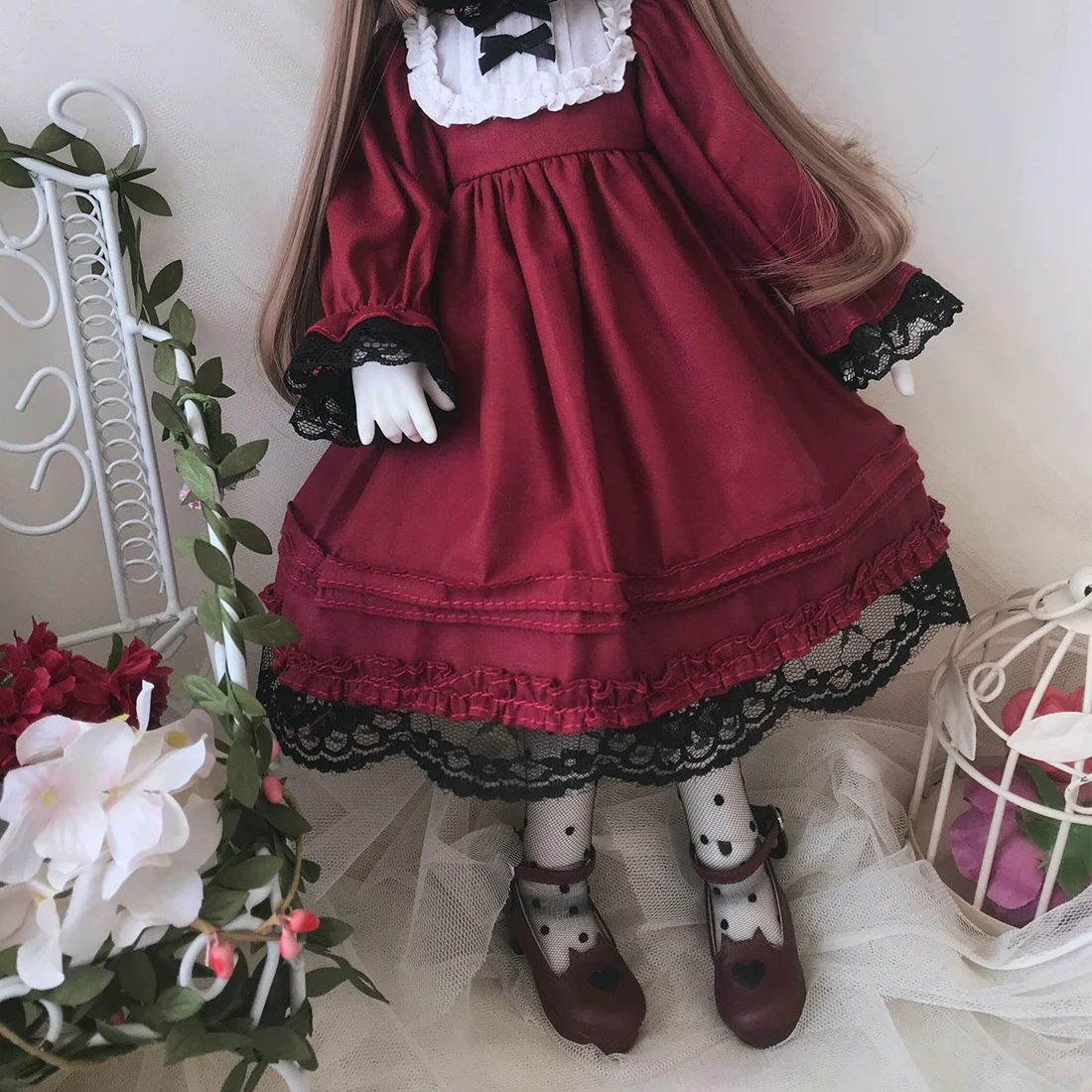 MODIKER винтажное Королевское Дворцовое лоскутное платье комплект одежды для 1/6 1/3 BJD