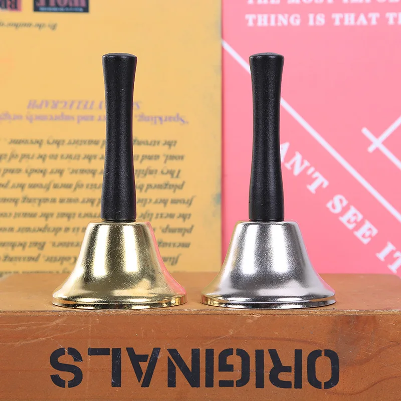 2 шт. рождественские металлические ручные колокольчики Санта колокольчик Званый