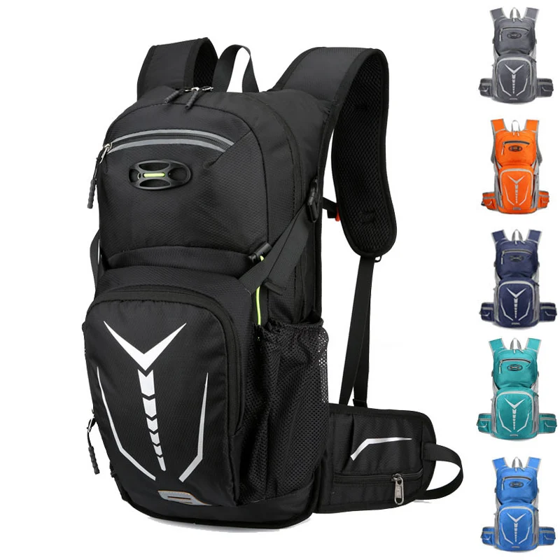 Вместительная велосипедная сумка походный рюкзак с гидратором воды уличная