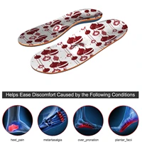 purple stars flat plantar fasciitis feet high arch support orthotic inserts orthopedic shoe for women and men foot pain relief