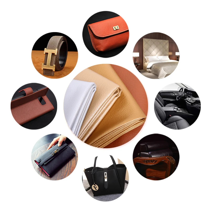 Личи искусственная кожа ткань для шитья бант сумка Броши диван автомобиль сделай