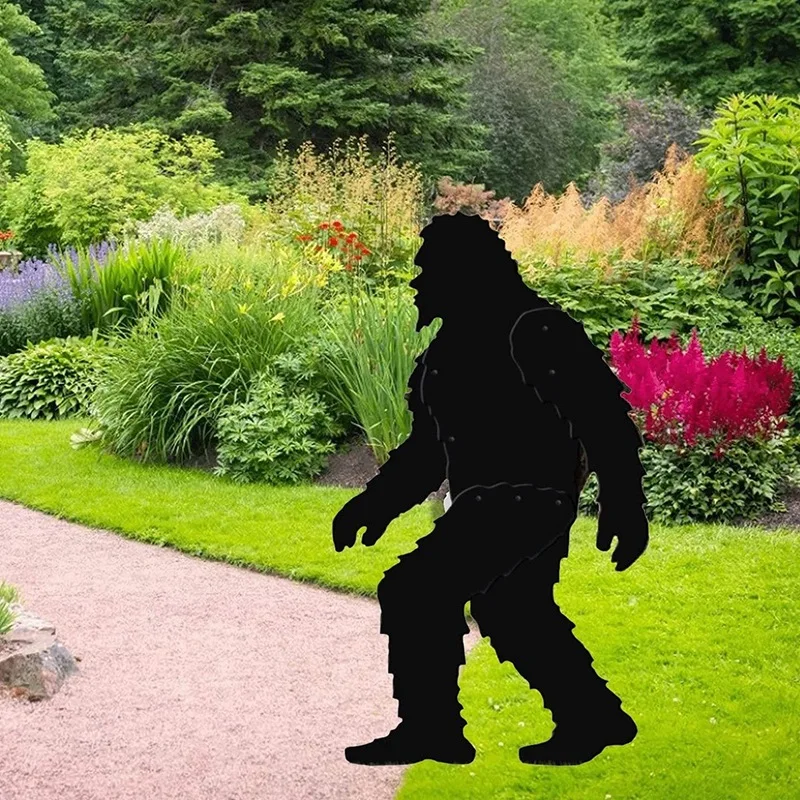 

Bigfoot садовый декор, сашечный силуэт, двор, стойка, акриловый Gorilla, вставляемый декор, шимпанзе, садовый двор, газон, Декор
