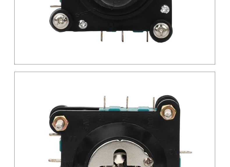 5A 240V переключатель джойстика 4NO 4NC мгновенный 2 4 положения 360 градусов пружинный возврат 2,5 мм фиксирующая резьба крест Monolever переключатель