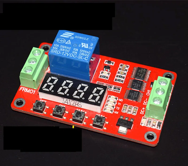 Реле постоянного тока 12 В 5 задержка цикла модуль переключения для таймера
