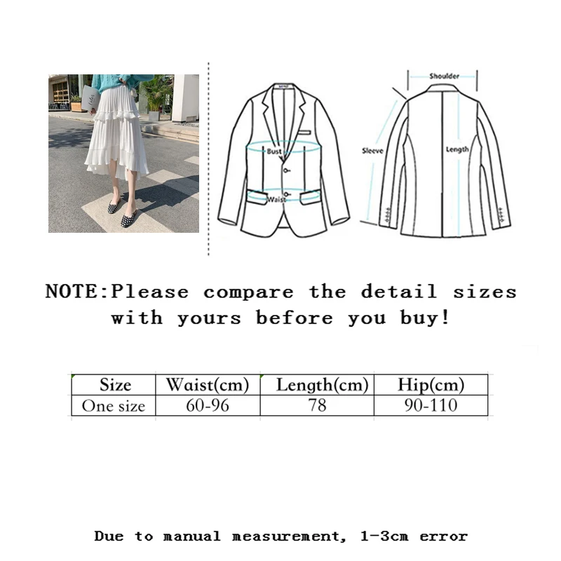 

Vangull Lrregular Ruffles Skirt Women 2020 New Fashion Sexy Skirts Ladies Casual Elastic A-line Pleated Skirt Elegant All-match