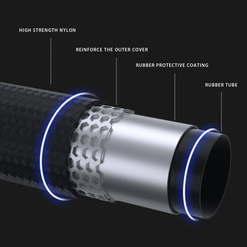 

Tire Pump Digital Pressure Gauge Tire Pump with LED Light Portable Air Compressor