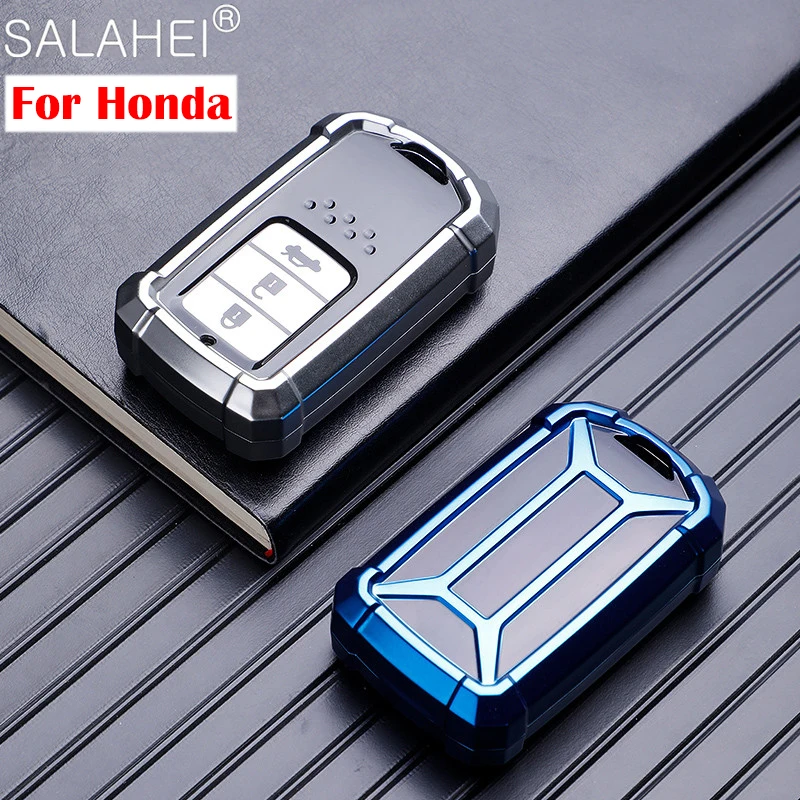

New TPU Car Key Cover Case Protective Shell For HONDA Accord Civic CRV Pilot Fit City 3 Button Smart Remote Keyless Accessories