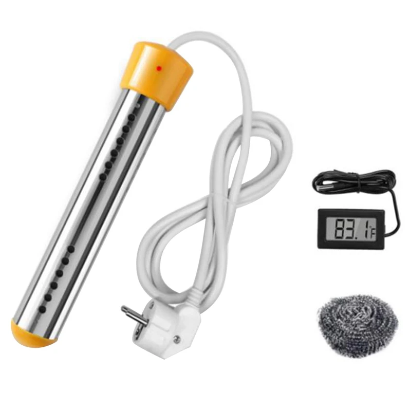 

Electric Water Heater, Can Heat 5 Gallons Water in Minutes Used in Bucket, Tub, Kiddie Inflatable Pool, Camping EU Plug