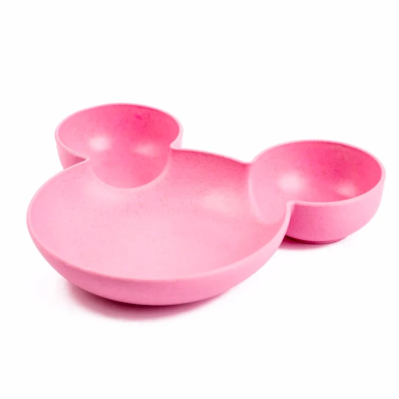 Мультяшная чаша из пшеничной соломы Детская столовая посуда в комплекте