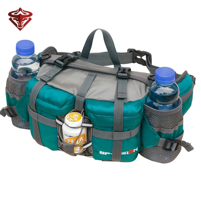 Koop Mannen Vrouwen Multifunctionele Waterdichte Schoudertas Tactiek Heuptas Outdoor Camping Wandelen Paardrijden Reizen Sport Waterkoker Rugzak Tas