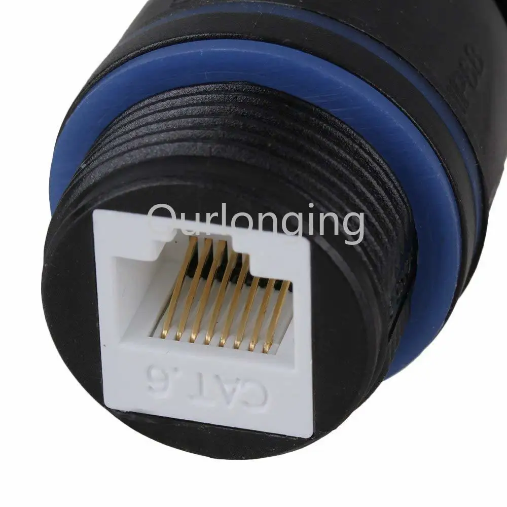 1 шт. IP68 Защита M20/M25 наполнитель Locknut пластиковый RJ45 Водонепроницаемый Кабельный