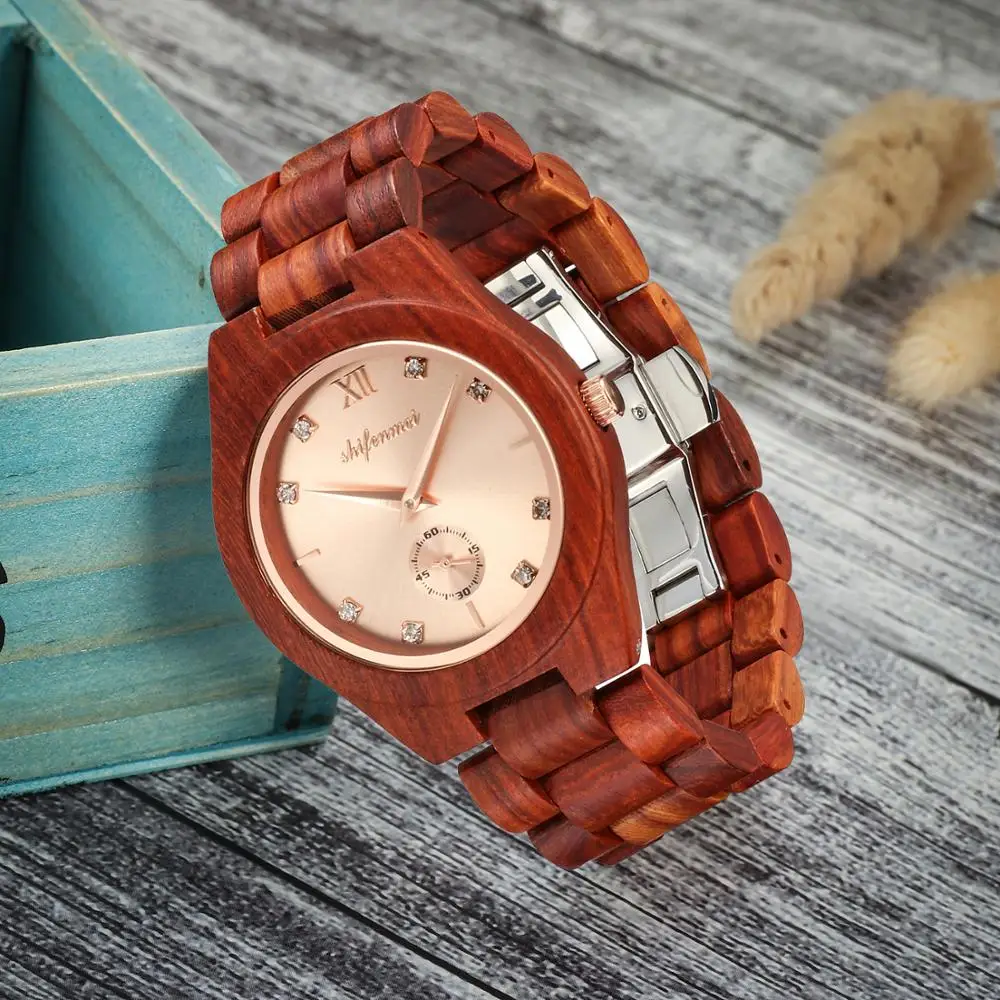 

Shifenmei Wood Watch Women Watches Top Brand Woman Watch 2020 Sports Quartz Ladies Clock Wristwatches For Women Zegarek Damski