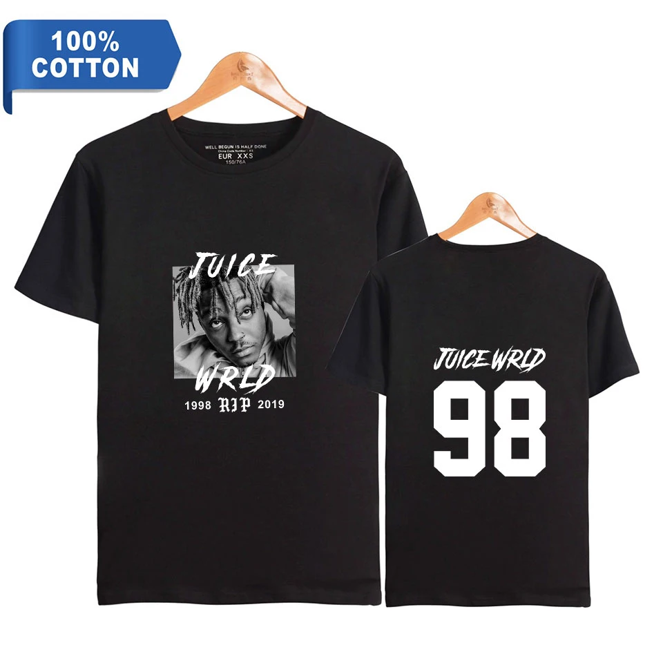 Футболка мужская летняя из 100% хлопка с принтом в стиле хип-хоп | Мужская одежда