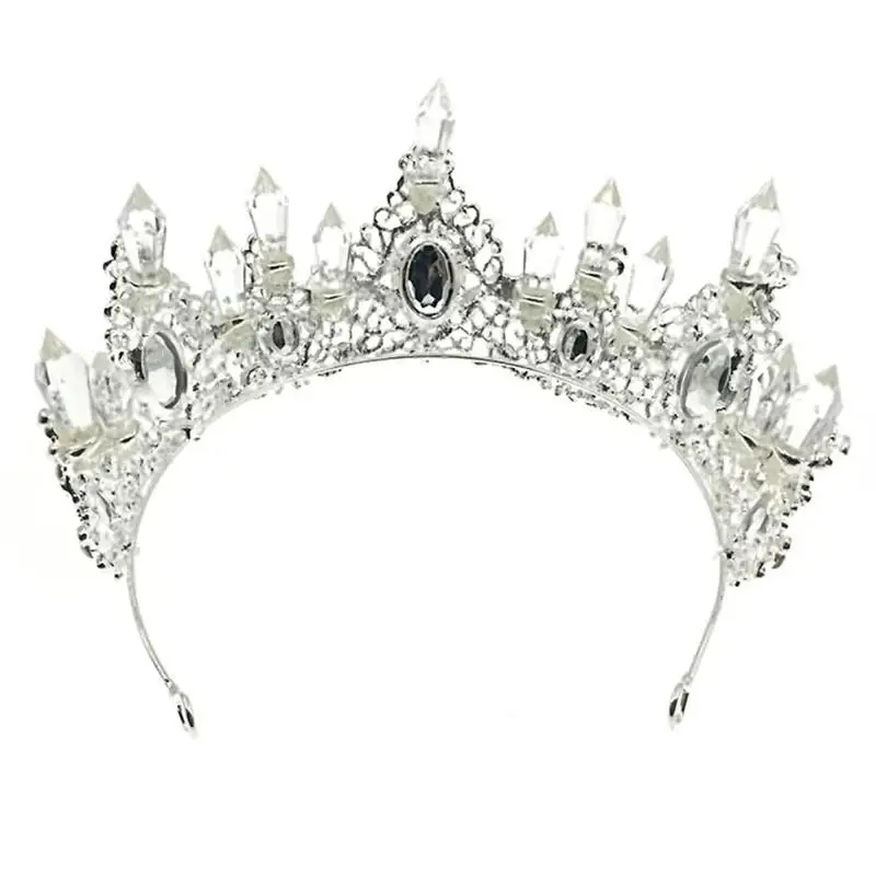 

Crystal Rhinestone Crown Princess Cake Topper Ornaments For Wedding Birthday Party Cake Decoration Baking Supplies