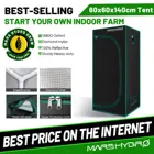 Светодиодный тент Mars Hydro для выращивания растений, водонепроницаемый садовый короб для гидропоники, Алмазный светоотражающий лавсаровый короб, 60 х60х14, 0 см, 1680D