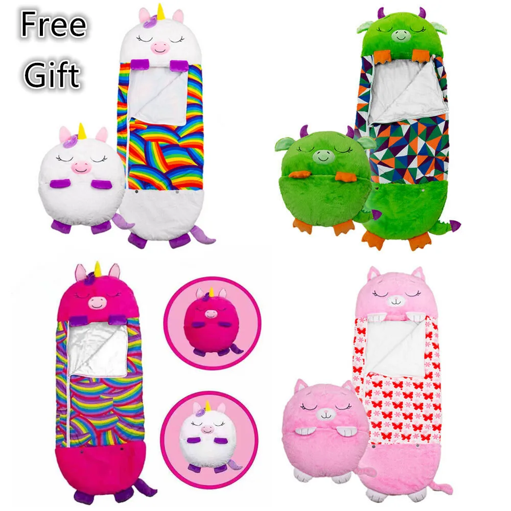 

Baby Sleeping Bag Children Cartoon Lazy One-piece Pajamas Sleeping Bag Play Pillow Warm Soft Animal Sleeping Dropshipping