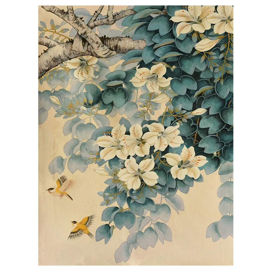 Без рамки HD печать мультфильм китайский стиль холст картины настенные